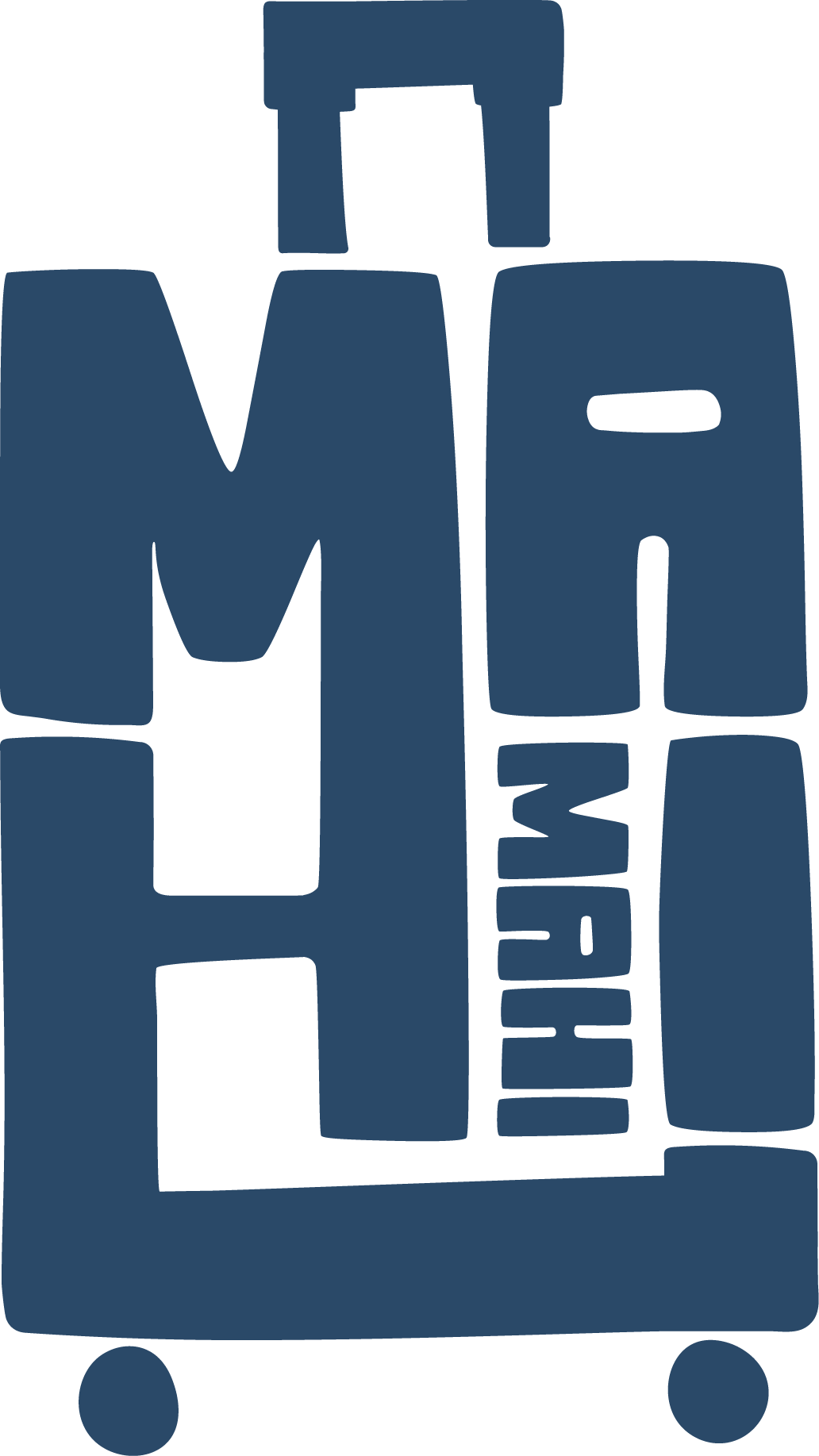 Mahi Mahi suitcase logo