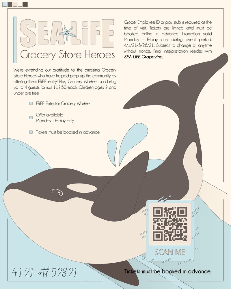 Grocery Store Heroes: SEA LIFE