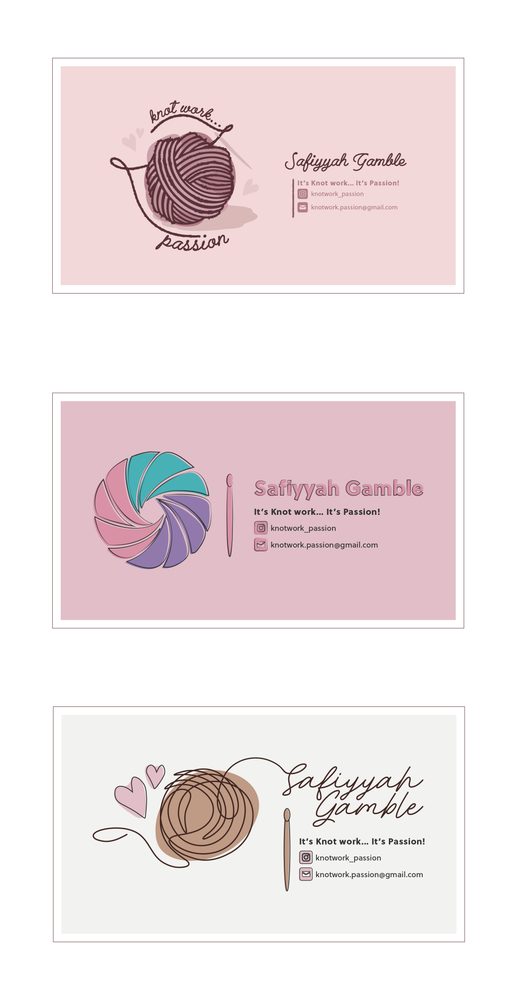 Knot Work Passion Business Cards