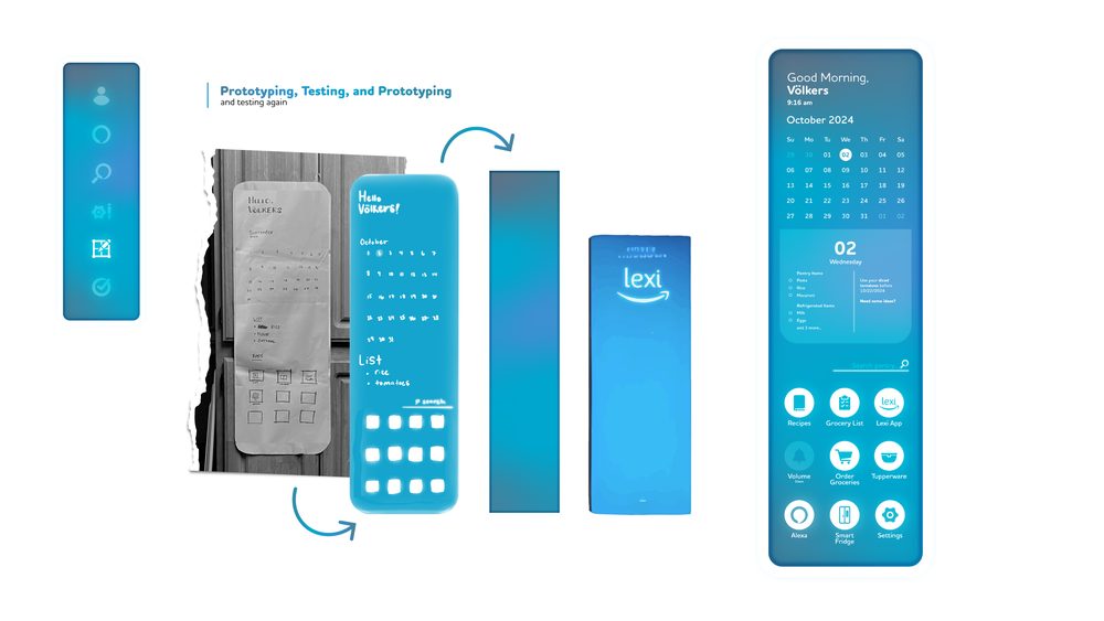 Lexi smart pantry wireframes