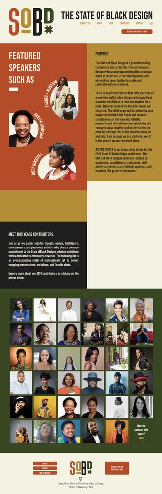 State of Black Design Newsletter