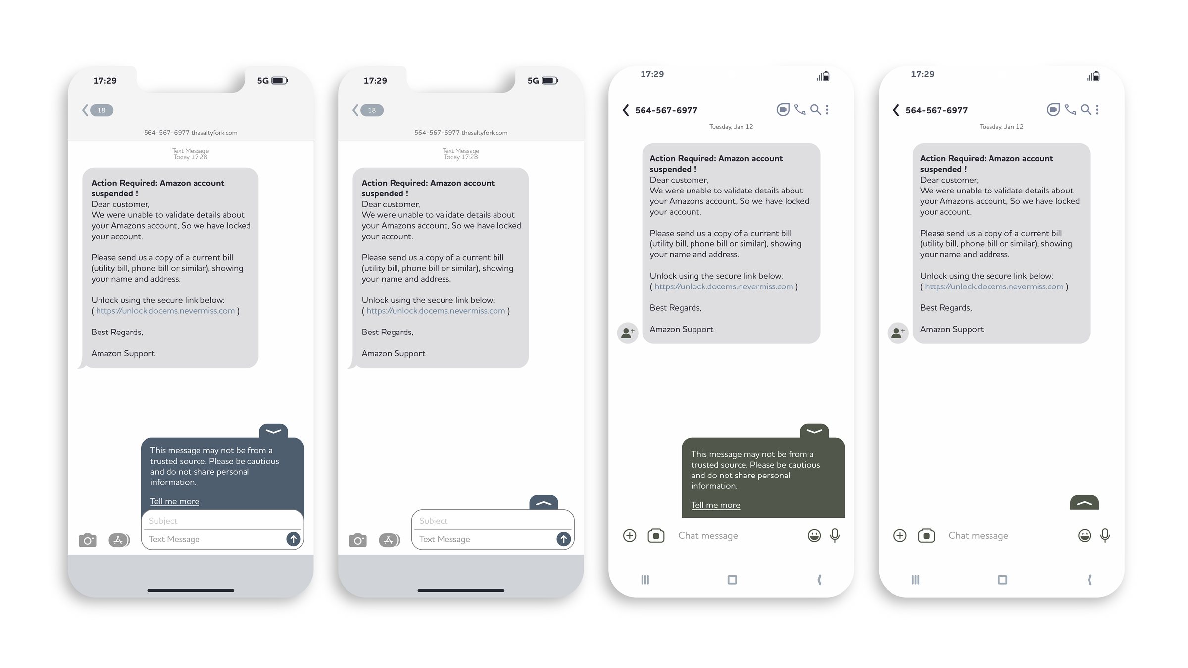 Trotline phone screen prototype